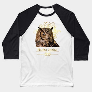 Royal Owl Baseball T-Shirt